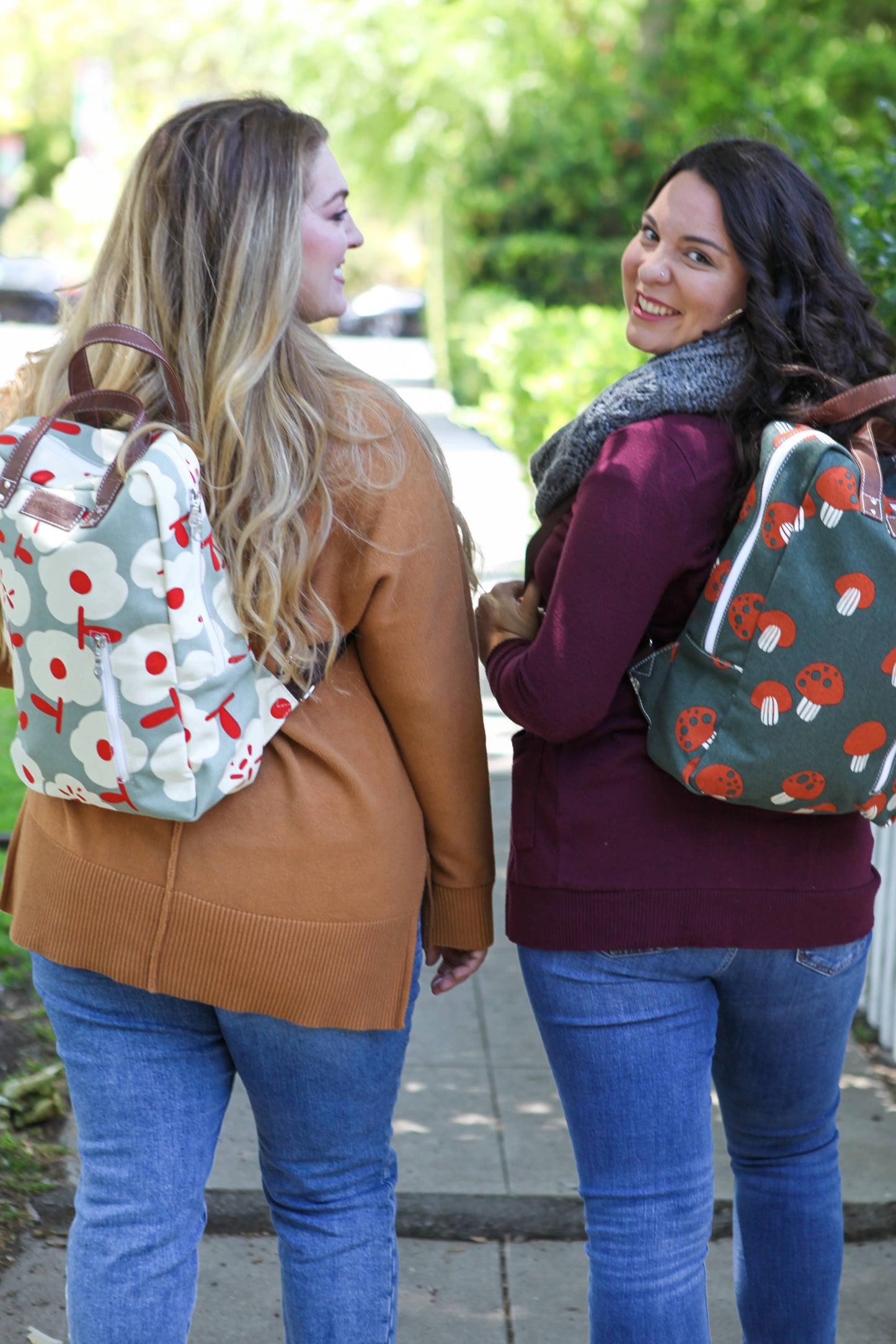 Maika-Zippered Backpack