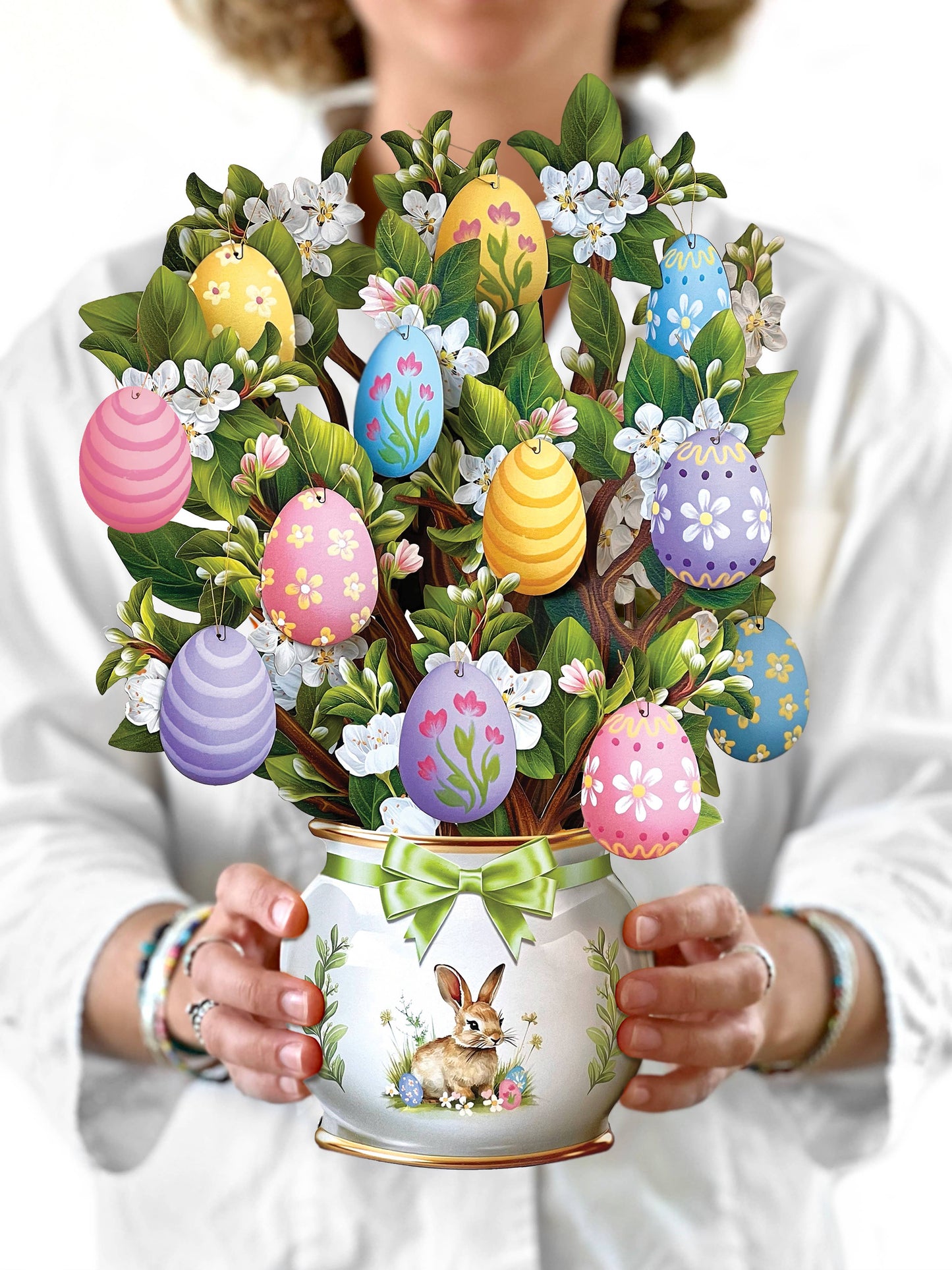 Easter Egg Tree (8 Pop-up Greeting Cards)