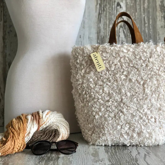 B109CU - Knitting and Crochet Organizer Project Bag: Curly Cute Hope Basket