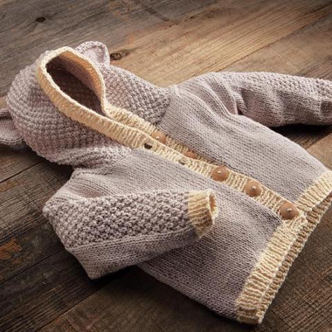Appalachian Baby Design - Baby Bear Cardigan - Woodlands Friends Collection