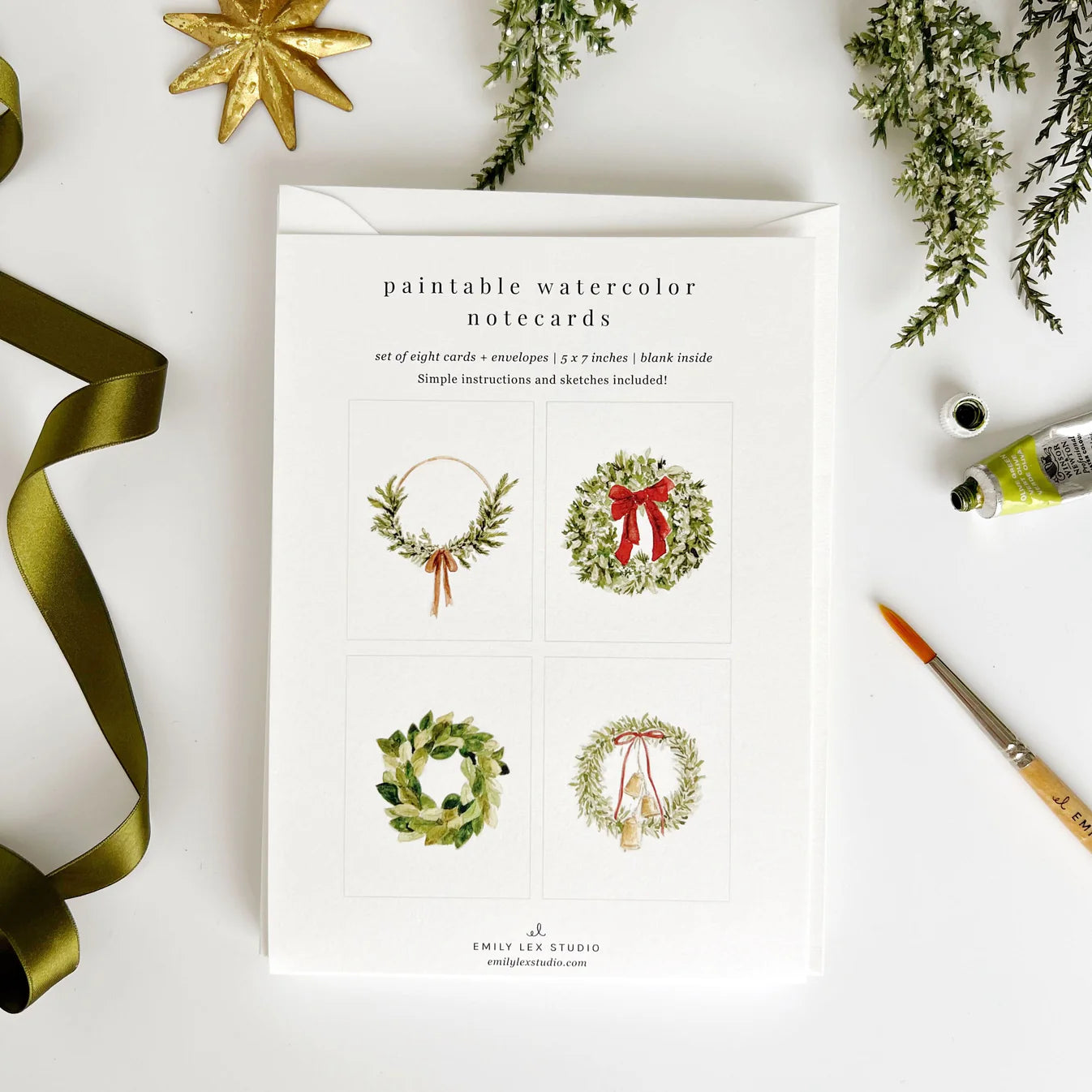 Emily Lex Studio - Paintable Notecards