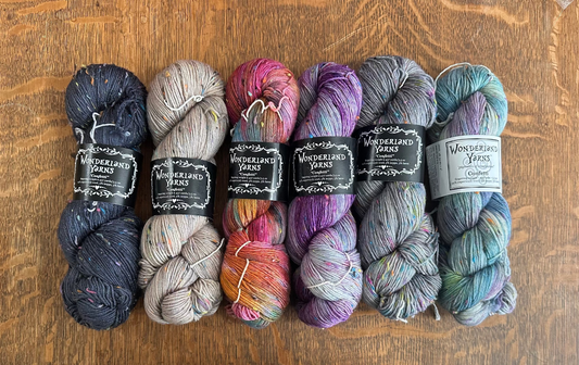 Wonderland Yarns & Frabjous Fibers - Confetti, Assorted Colorways