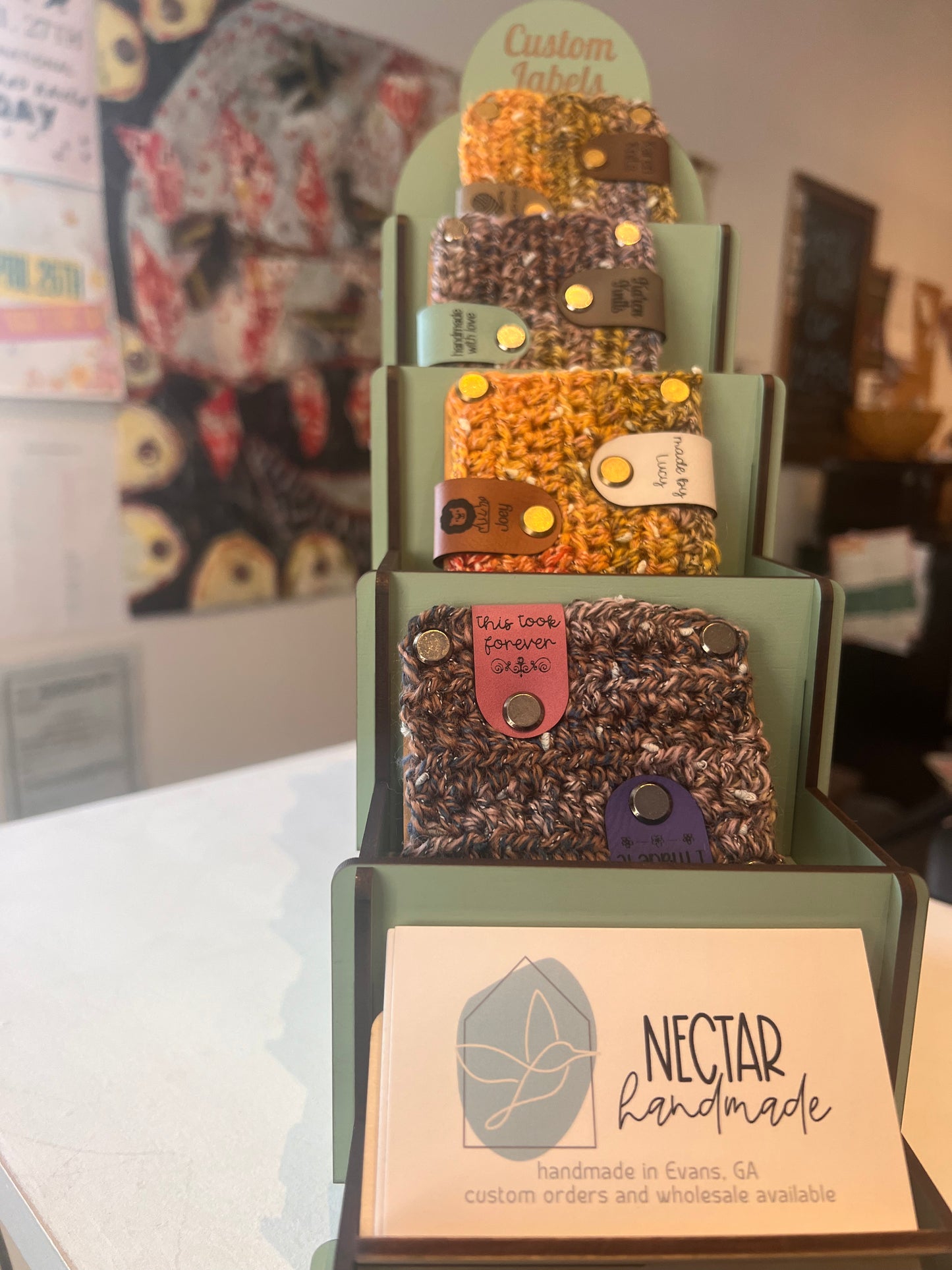 Nectar Handmade-custom labels by Stephanie McDonough