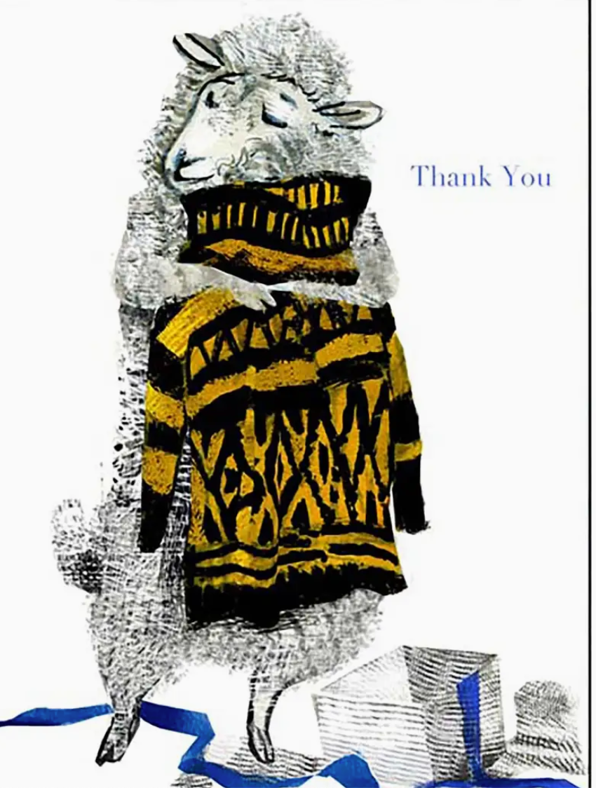 Artiphany - Thank Ewe Greeting Card