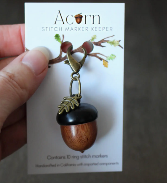 Acorn Stitch Marker Keeper