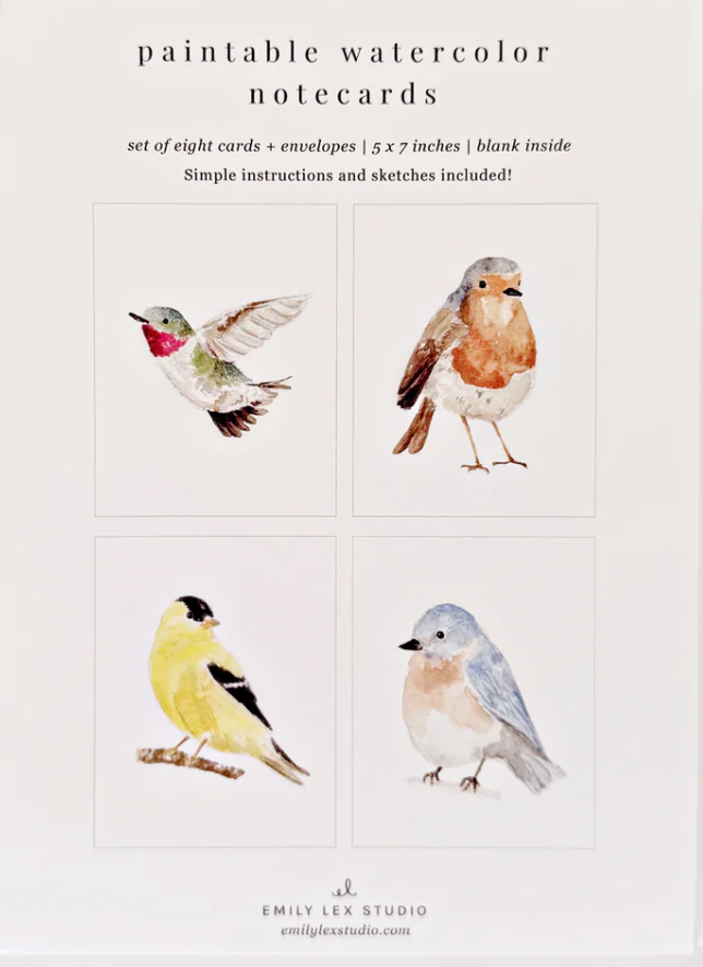 Emily Lex Studio - Paintable Notecards