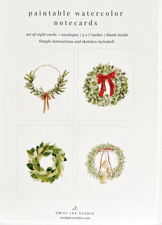 Emily Lex Studio - Paintable Notecards