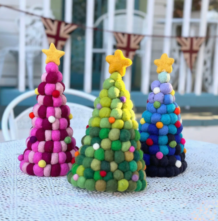 Felt Ball Christmas Tree