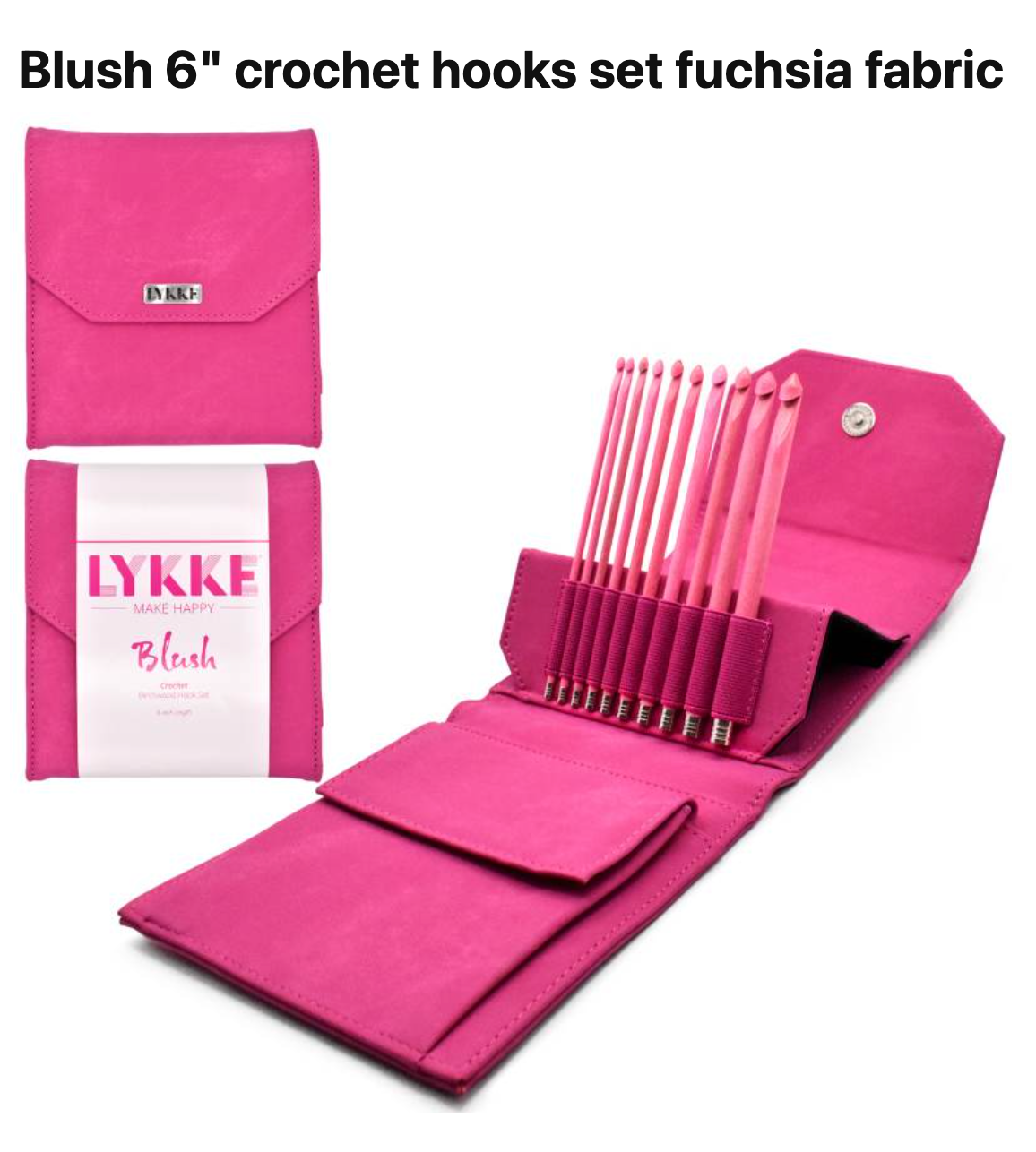 Lykke Crochet Birchwood Hook Set 6inch set