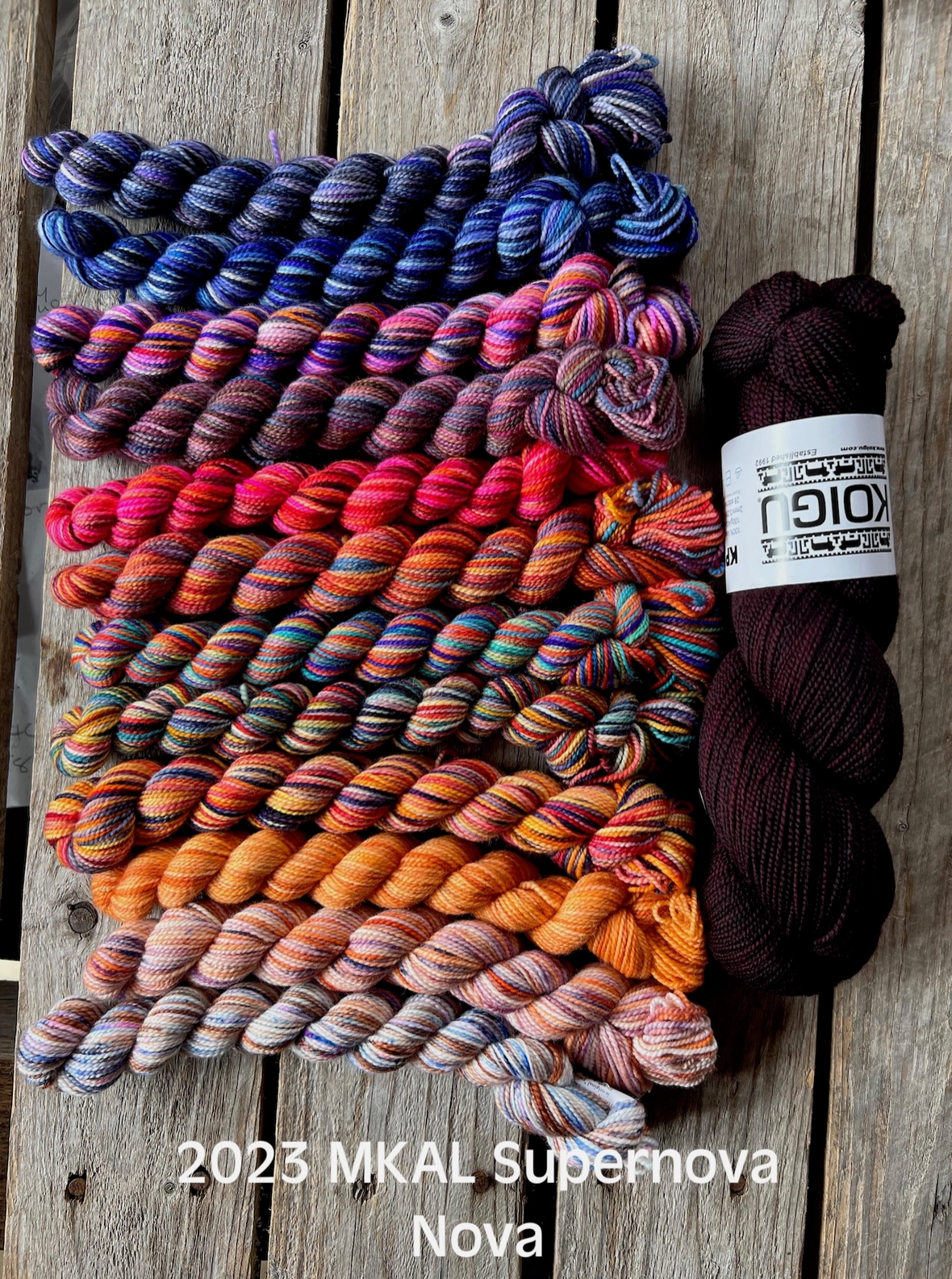 Koigu-Supernova Shawl kit