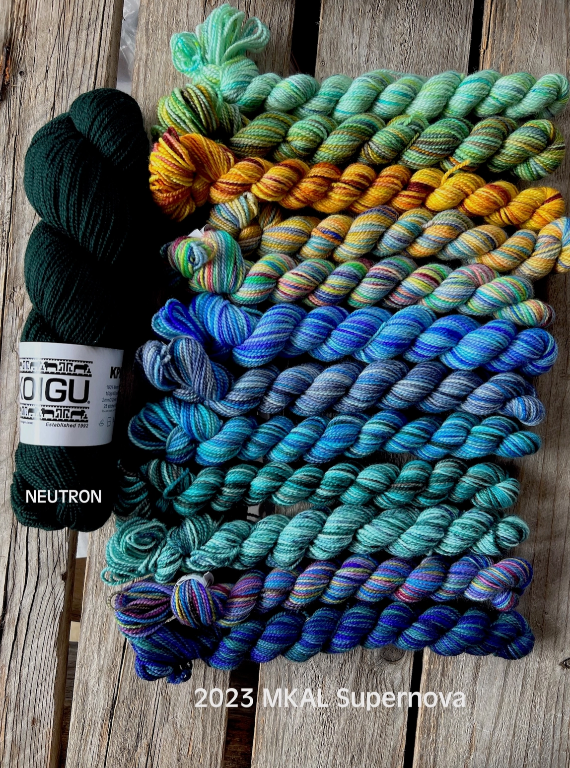 Koigu-Supernova Shawl kit