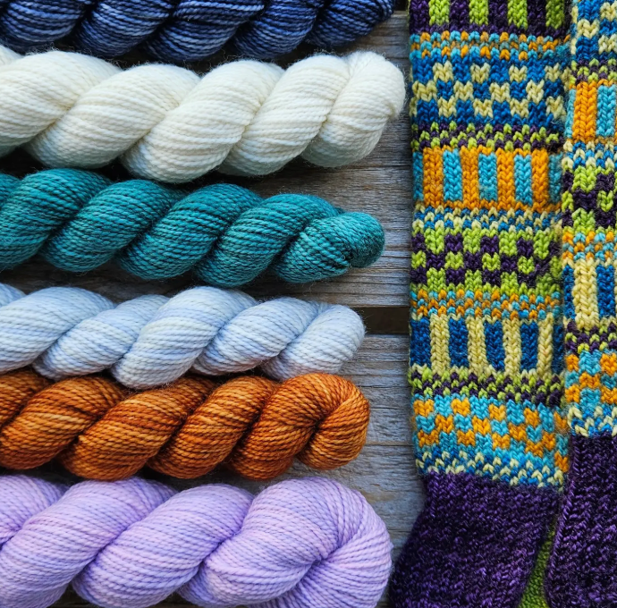 Koigu-Wam Up with Color Sock Kit