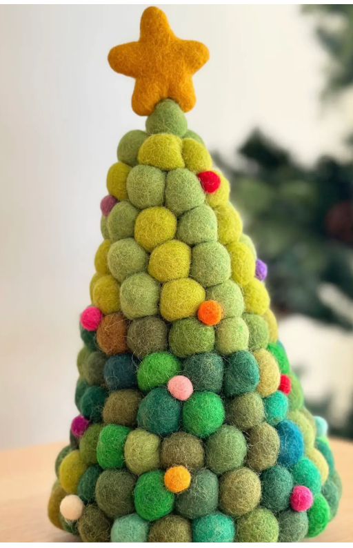 Felt Ball Christmas Tree