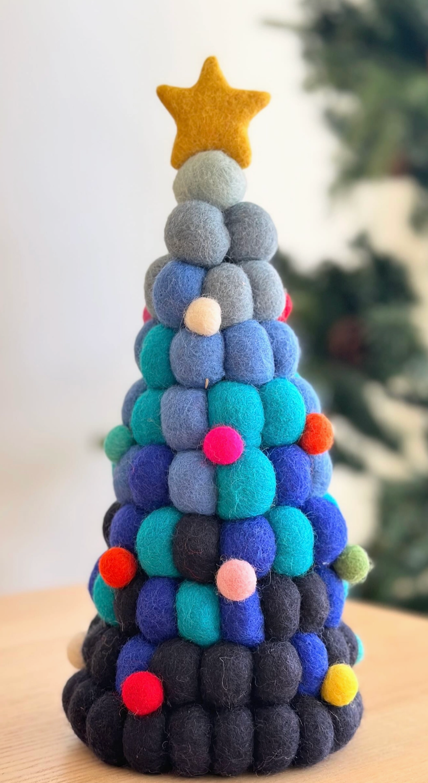 Felt Ball Christmas Tree