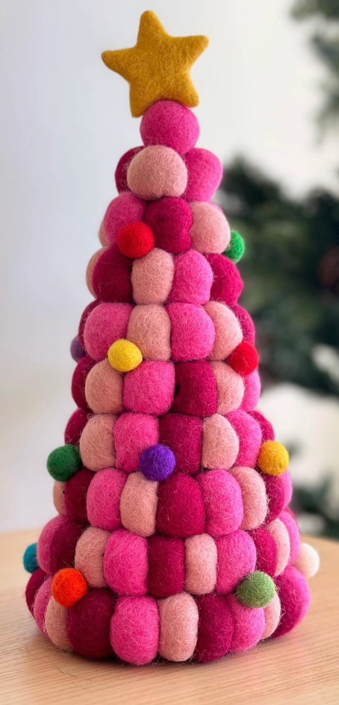Felt Ball Christmas Tree