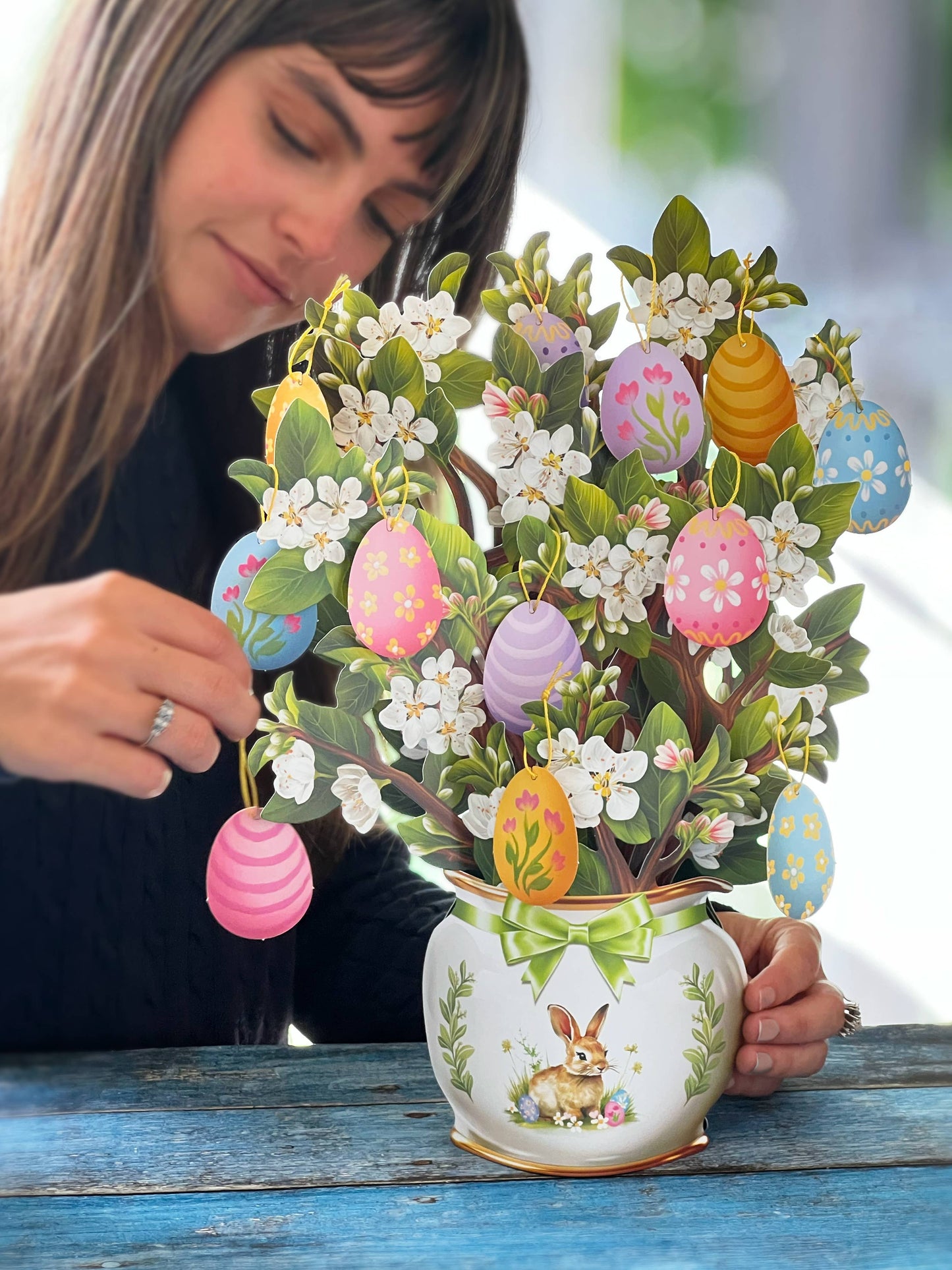 Easter Egg Tree (8 Pop-up Greeting Cards)