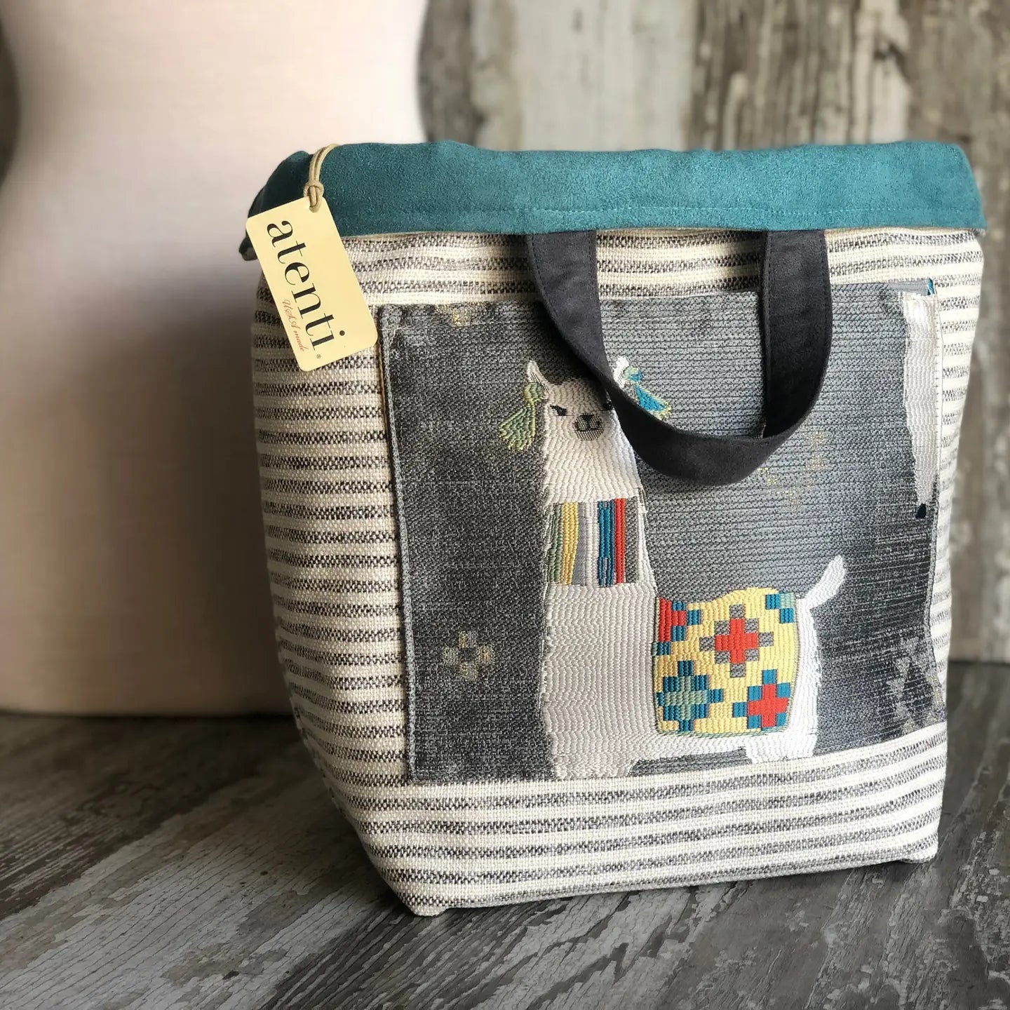 Atenti - Mamallama Gray Hope Basket