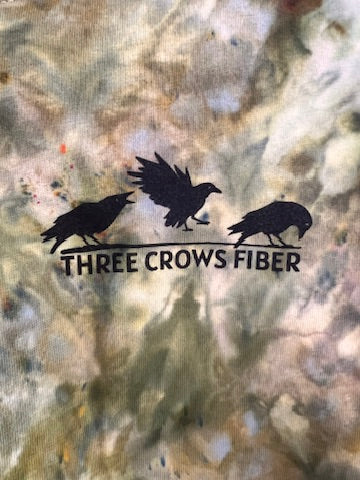 Three Crows Fiber Ice-Dyed T-shirt