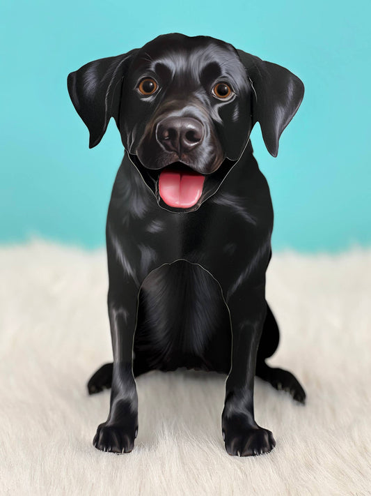 Fresh Cut Pop Up Pup - Black Lab