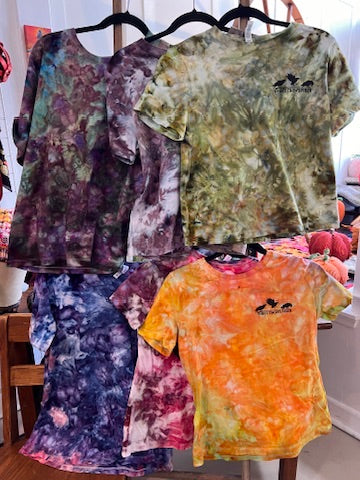 Three Crows Fiber Ice-Dyed T-shirt