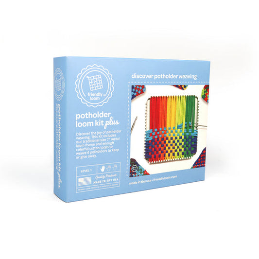 Harrisville Designs - Potholder Loom Kit Plus: 7” Metal Loom
