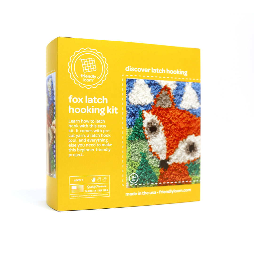 Harrisville Designs - Latch Hooking Kit, Fox