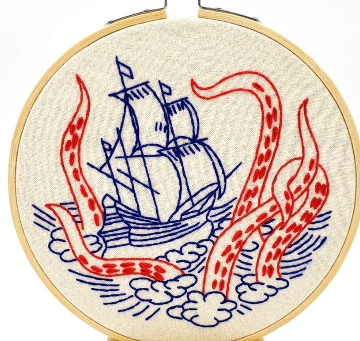 Hook Line & Tinker Embroidery Kits