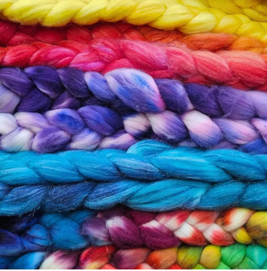 Koigu-Fiber-Merino Roving Braids