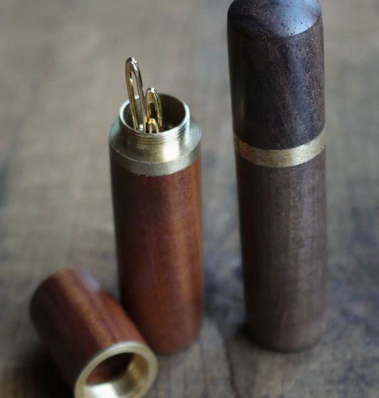 Wooden Needle Case - Sandalwood