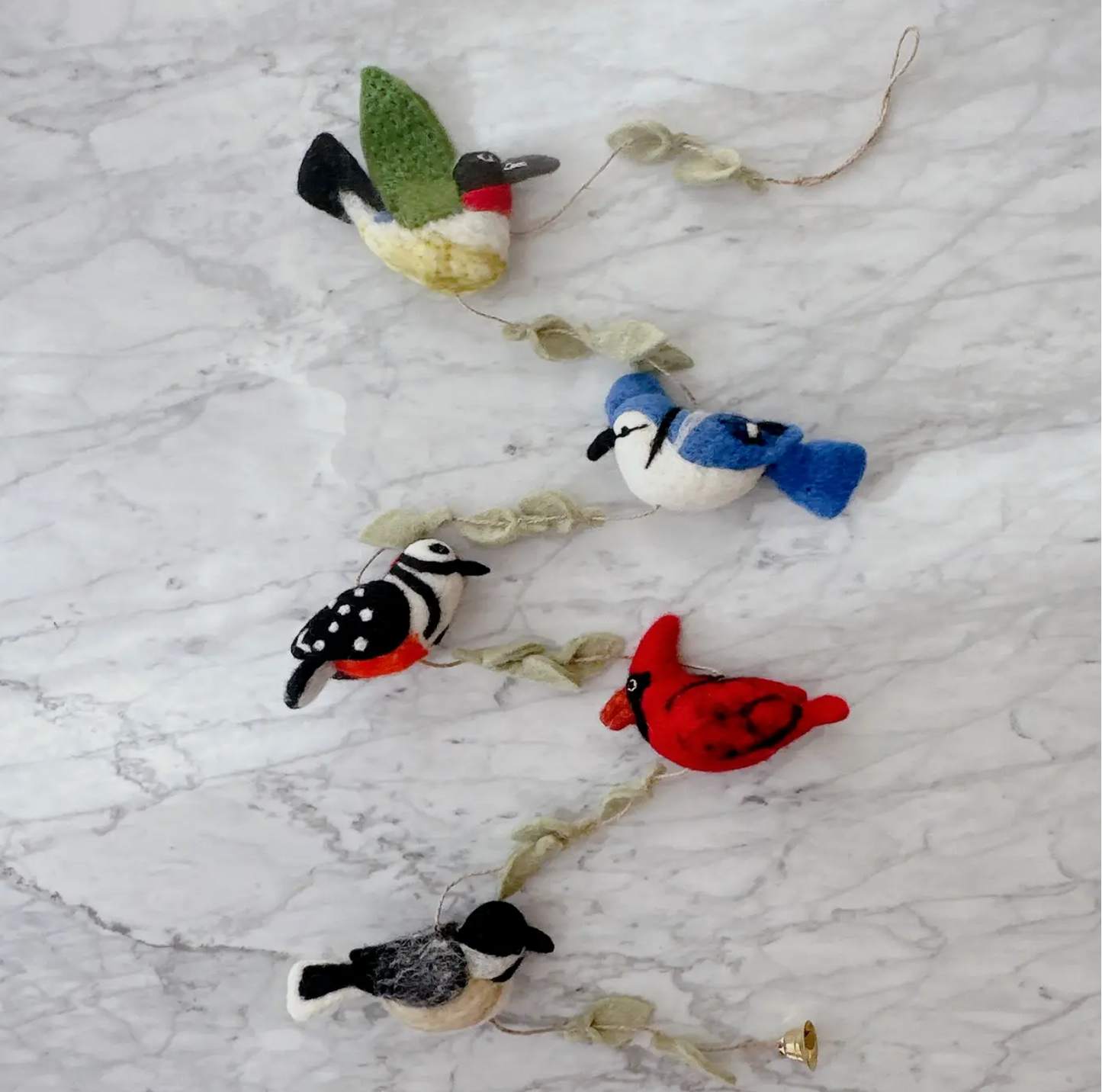 Felt American Bird Garland