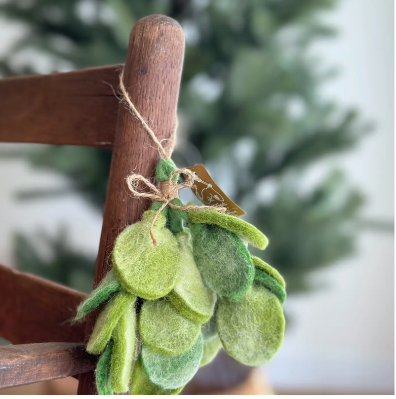 Felt Ornament - Mistletoe Sprig