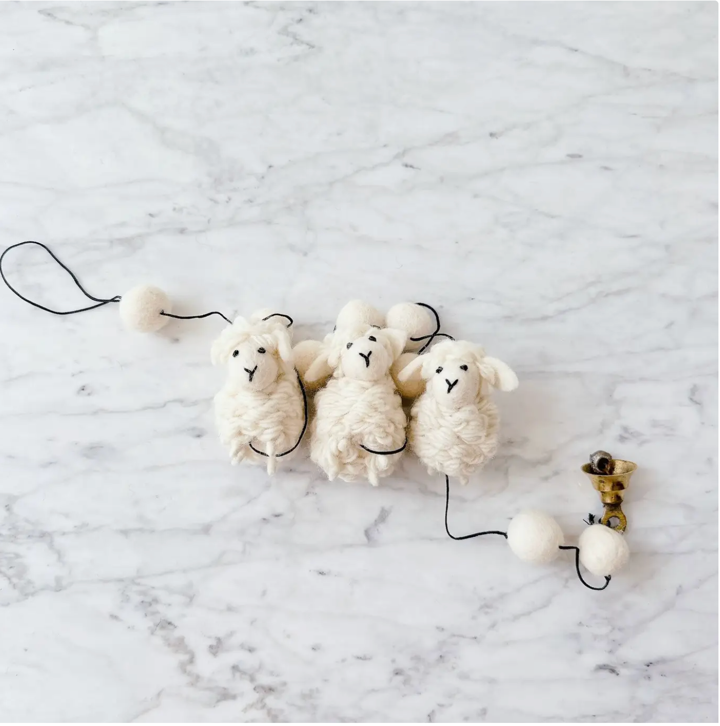 Felt Mini Garland- Sheep