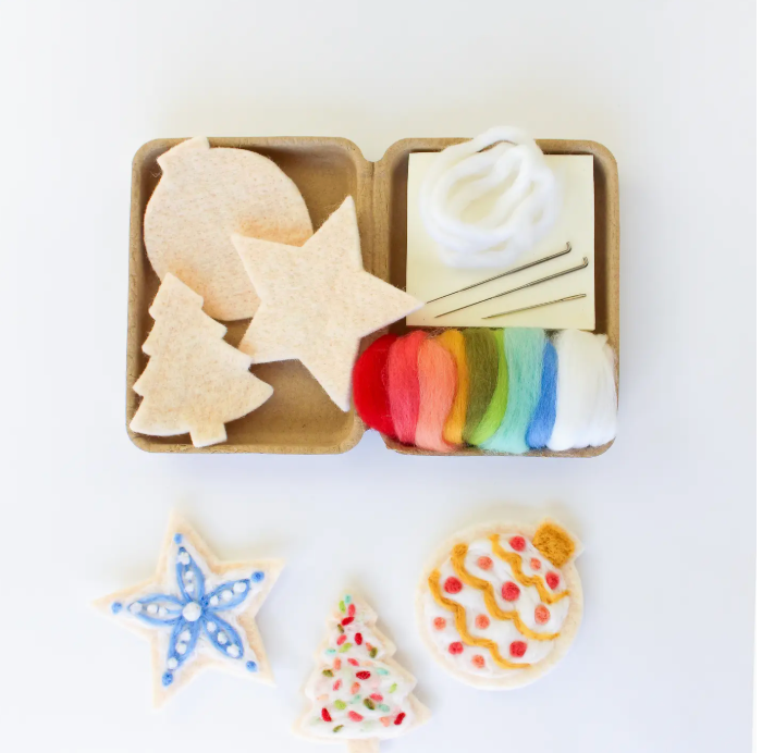 Mini Sugar Cookie Felting Craft Kit