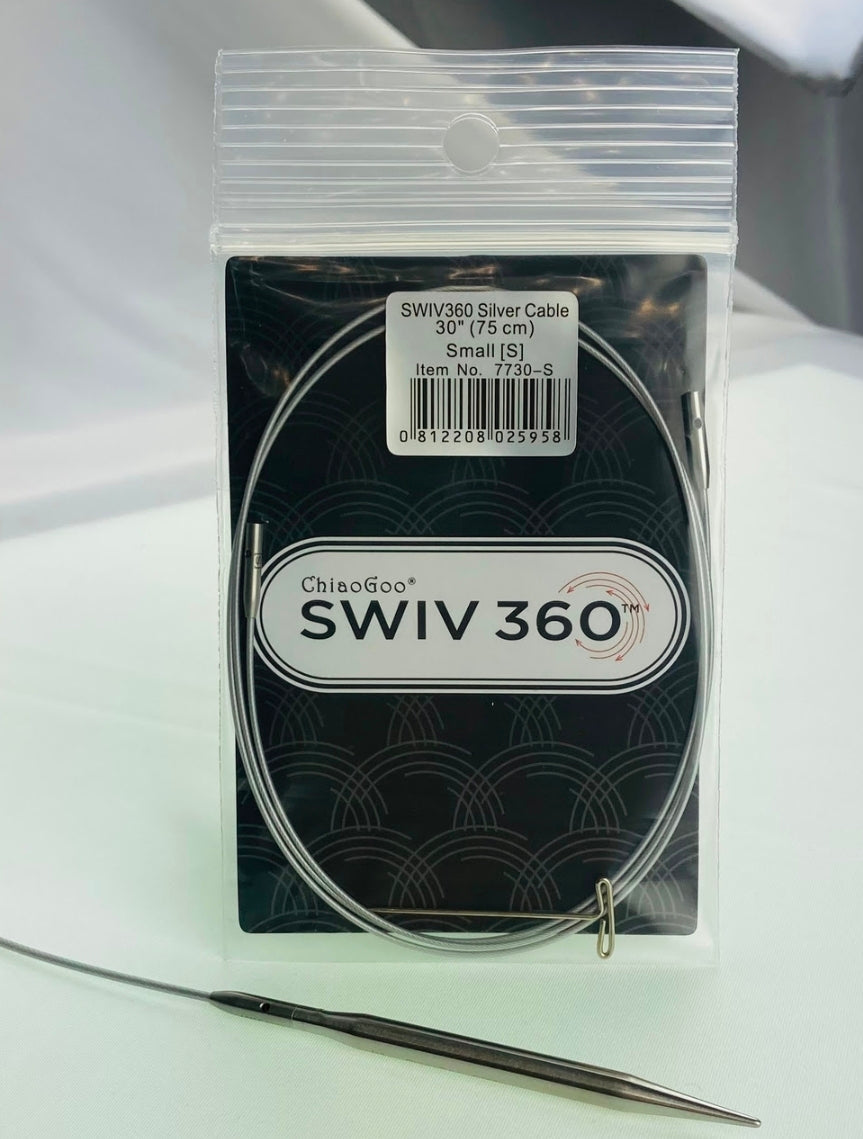 ChiaoGoo - SWIVEL (SWIV360™) Nylon Coated Stainless Steel Interchangeable Knitting Cables